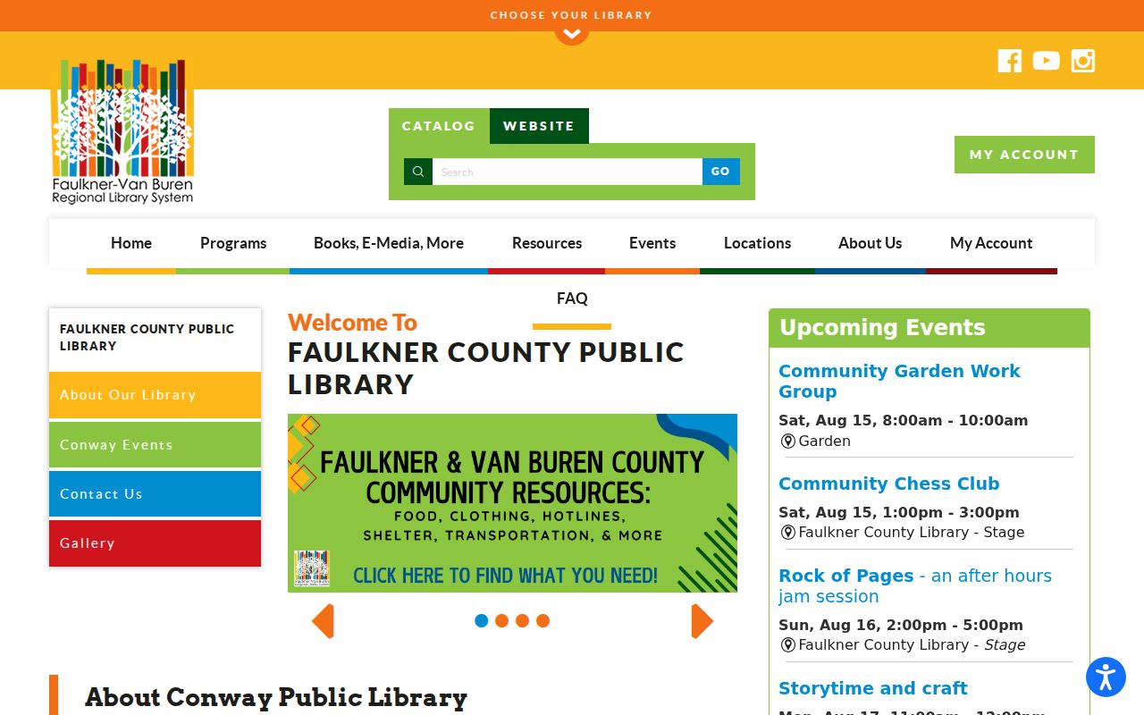 Conway city directory research access at the Conway library branch